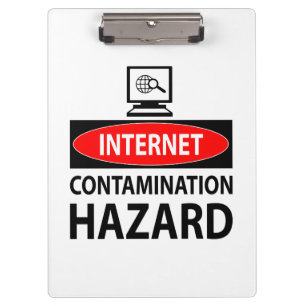 Pranchetas Internet - risco de contaminação