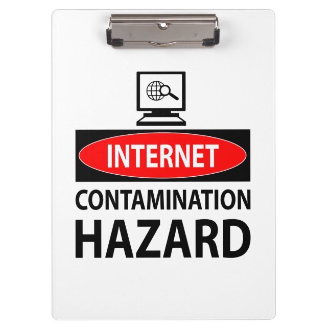 Pranchetas Internet - risco de contaminação (Frente)