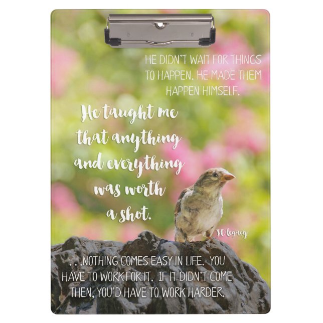 Pranchetas J.C. Legacy Bird Park (Frente)