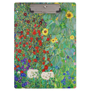 Pranchetas Jardim de Fazenda Gustav Klimt com pintura de gira