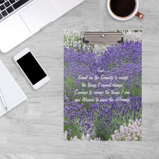 Pranchetas Jardim de Lavanda da Serenidade Inspiradora