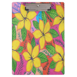 Pranchetas Jardim de Plumeria Amarela