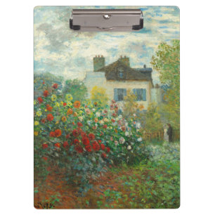 Pranchetas Jardim do Artista Monet em Argenteuil Pintura
