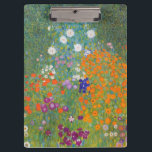 Pranchetas Jardim Flor (Gustav Klimt)<br><div class="desc">Este design apresenta uma pintura do artista austríaco Gustav Klimt (1862-1918). É uma representação de um belo jardim floral no estilo impressionista típico de Klimt. As flores quase parecem estar transbordando, e é impossível não se sentir otimizado por sua beleza. A obra original foi concluída em 1907 e seu título...</div>