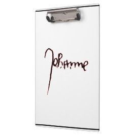 Pranchetas Jeanne d'Arc Saint Joan in heaven faith Signature