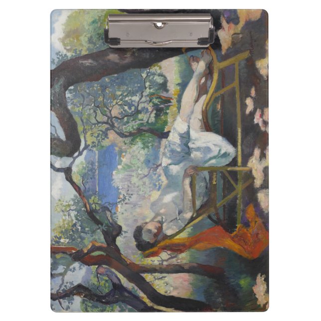 Pranchetas Jeanne Descansa em um Belo Jardim Mediterrâneo (Frente)