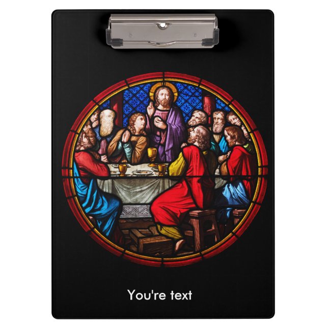 Pranchetas Jesus, última refeição com seus discípulos (Frente)