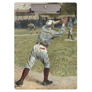 Pranchetas Jogador de basebol jogado fora na segunda base