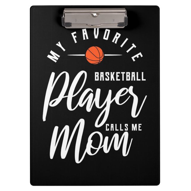 Pranchetas Jogador de basquete me chama mãe (Frente)