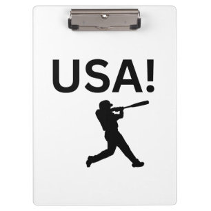 Pranchetas Jogador de beisebol dos EUA usando ponto como bola