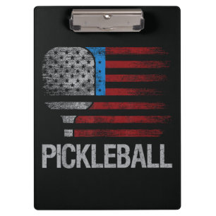 Pranchetas Jogador de Pickleball com Bandeira dos EUA Apaixon