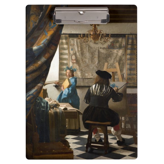 Pranchetas Johannes Vermeer - A Alegoria da Pintura (Frente)