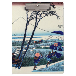 Pranchetas Katsushika Hokusai - Ejiri na província de Suruga