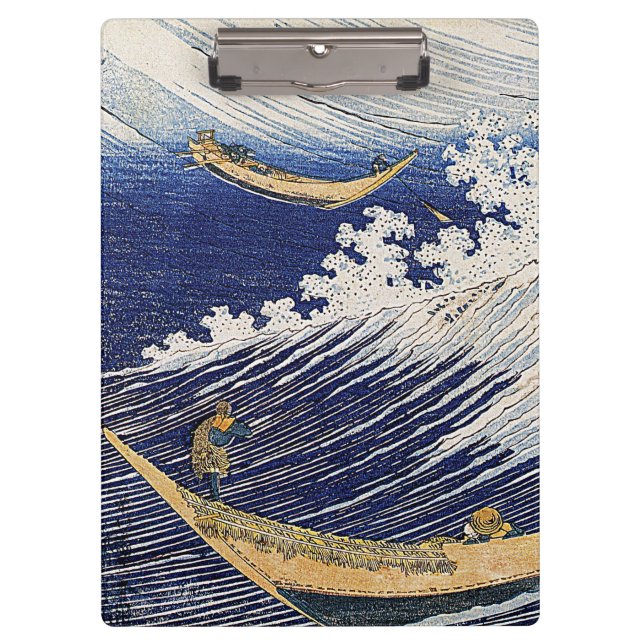 Pranchetas Katsushika Hokusai. Ondas do oceano  (Frente)