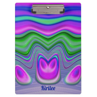Pranchetas KIRILEE ~ 3D! Rosa, Roxo, Verde, Azul