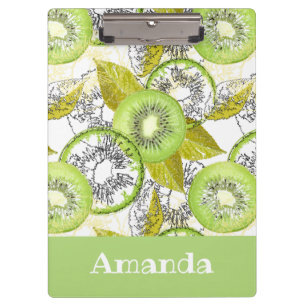 Pranchetas Kiwi, frutado, verde e branco, fresco, suculento,