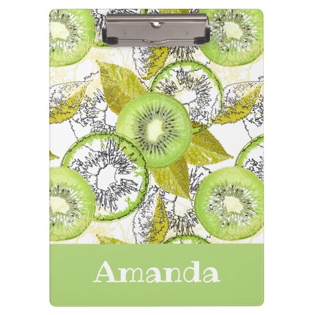 Pranchetas Kiwi, frutado, verde e branco, fresco, suculento,  (Frente)