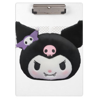 Pranchetas Kuromi and My Melody plushie clipboard