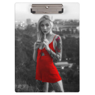 Pranchetas La femme en rouge