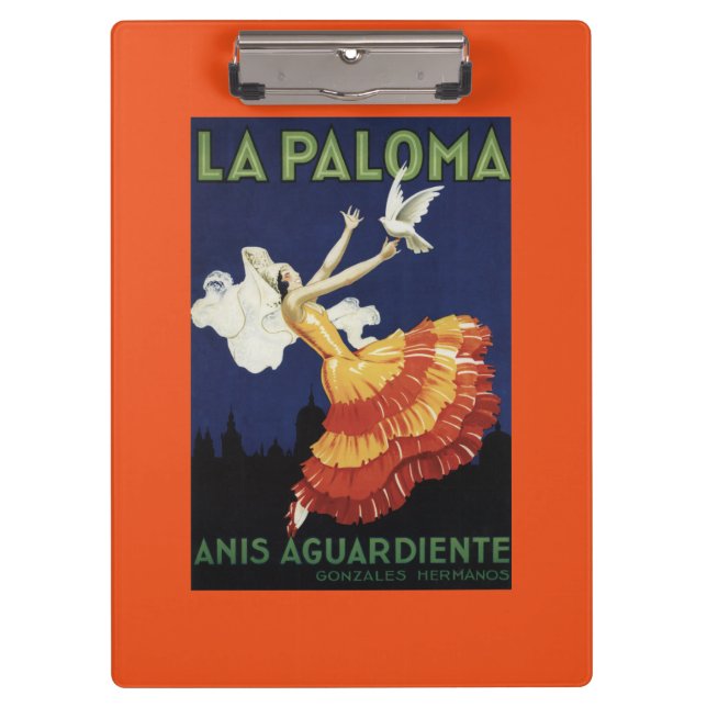 Pranchetas La Paloma - promocional de Aguardiente dos Anis (Frente)