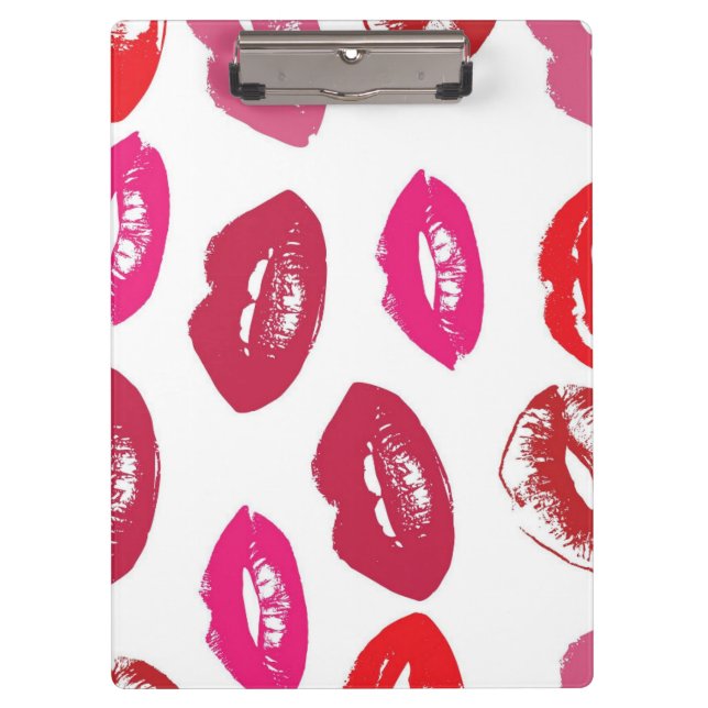 Pranchetas Lábios-Kissable (Lábios-Kissing, Lábio Vermelho e  (Frente)