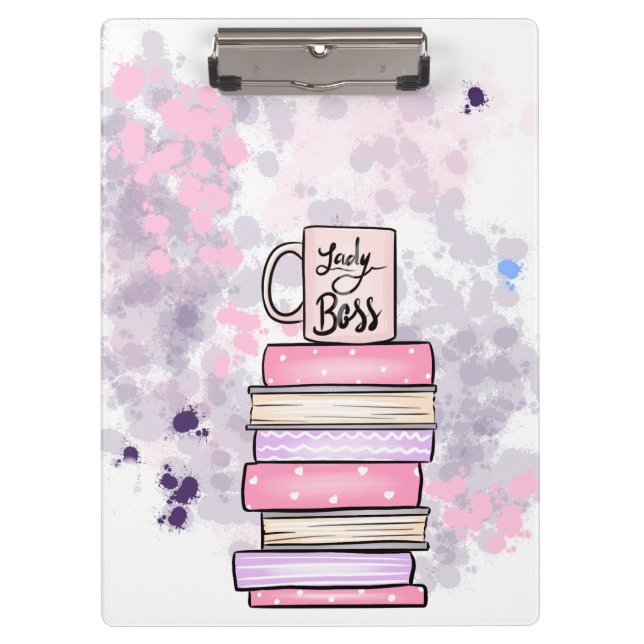 Pranchetas Lady Boss Books e Mug Planner (Frente)