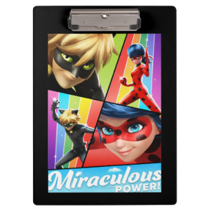 Pranchetas Ladybug e Cat Noir Energia Miraculosa!