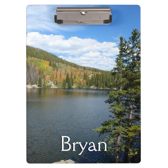 Pranchetas Lago Urso no Parque Nacional de Rocky Mountain (Frente)