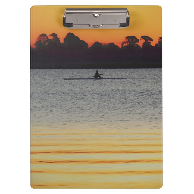 Pranchetas Lago Wendouree Calmo Antes do Anoitecer (Frente)