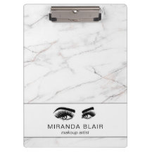 Lashes Makeup Artista Luxe White Marble