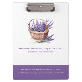 Pranchetas Lavanda de Compro de Flor Personalizada Elegante