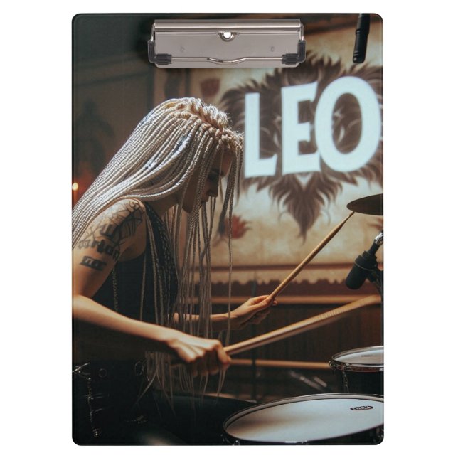 Pranchetas Leo Zodiac Musical Drums (Frente)