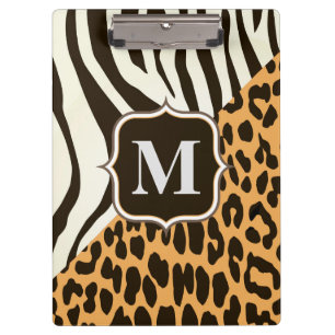 Pranchetas Leopardo e Zebra