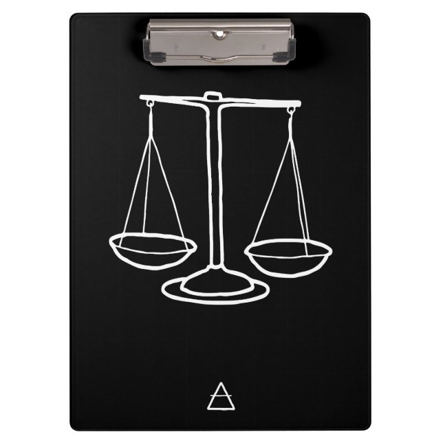 Pranchetas Libra Zodiac Sign -  (Frente)