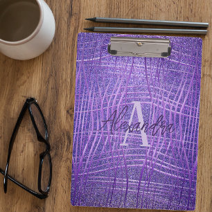 Pranchetas Lilac Púrpura Metálica Lápica Glam Moderno Luxo