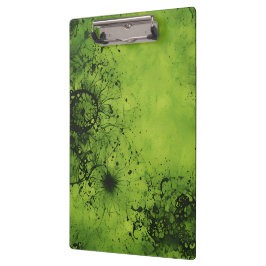 Pranchetas Lime Verde Grunge com Acentos Pretos
