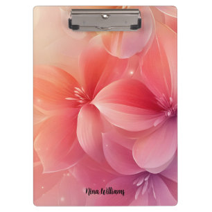 Pranchetas Linda Flor Rosa Romântica