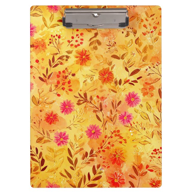 Pranchetas Lindas Flores Silvestres Aquarela (Frente)