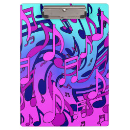 Pranchetas Lindas notas musicais Lively Upbeat Arty 