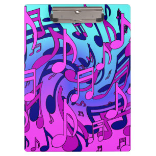 Pranchetas Lindas notas musicais Lively Upbeat Arty