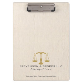 Pranchetas Linen bege minimalista com Dourada escala