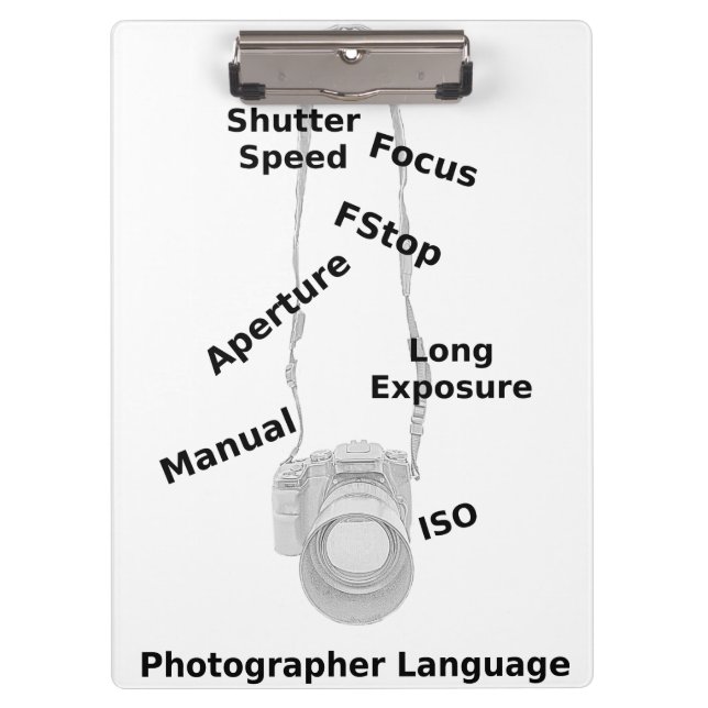 Pranchetas Linguagem Fotógrafo (Frente)
