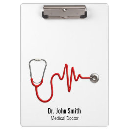 Pranchetas Linha de pulsação ECG Wave Médica EKG