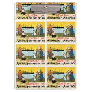 Pranchetas Linha Red Star ~ Antwerpen-Amerika