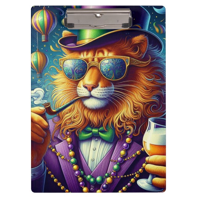 Pranchetas Lion/Louisiana Mardi Gras (Frente)