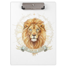 Pranchetas Lion of Judah Christian Clipboard 