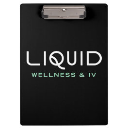 Pranchetas Liquid Wellness & IV Clipboard - Black