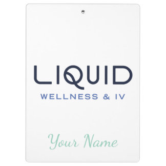 Pranchetas Liquid Wellness + IV Clipboard - Personalized