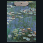 Pranchetas Lírios de Claude Monet, Flores Vintage<br><div class="desc">Lírios (1916), por Claude Monet. Water Lily é uma pintura floral de arte impressionista vintage. Jardim de flores da primavera Monet em Giverny, França. Esta paisagem é uma das muitas variações das pinturas de lírio-d'água que Monet pintou por seu lago. Sobre o artista: Claude Monet (1840-1926) foi o fundador do...</div>