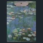 Pranchetas Lírios de Claude Monet, Flores Vintage<br><div class="desc">Lírios (1916), por Claude Monet. Water Lily é uma pintura floral de arte impressionista vintage. Jardim de flores da primavera Monet em Giverny, França. Esta paisagem é uma das muitas variações das pinturas de lírio-d'água que Monet pintou por seu lago. Sobre o artista: Claude Monet (1840-1926) foi o fundador do...</div>
